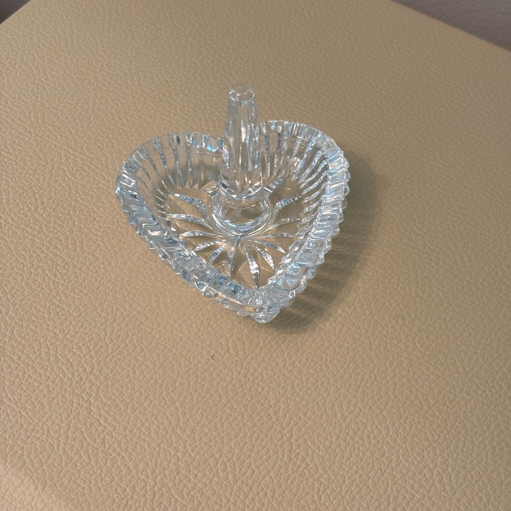 Waterford Crystal Heart-Shaped Ring Holder
